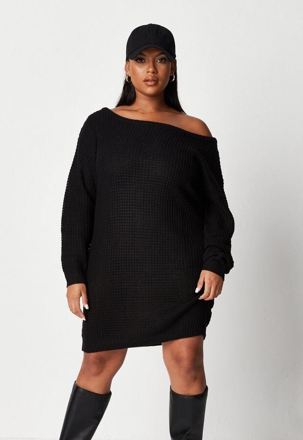 off the shoulder sweat dress