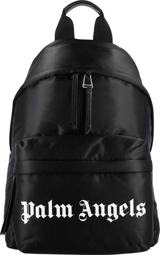 Palm Angels Logo Print Backpack - ShopStyle
