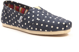 Thumbnail for your product : Toms Classic Womens - Navy Polka Dot