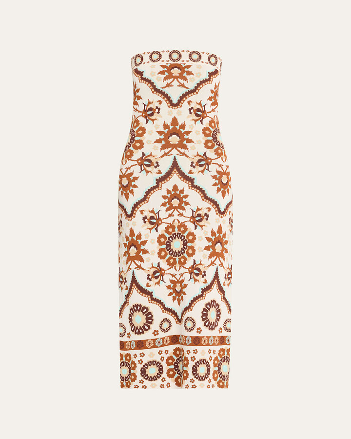 Cara Cara Rome Strapless Knit Midi Dress