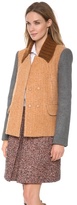 Thumbnail for your product : Carven Wool Swing Jacket