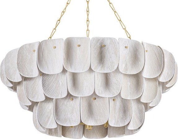 Hudson Valley Lighting Amalfi Chandelier in White Size: 16 light