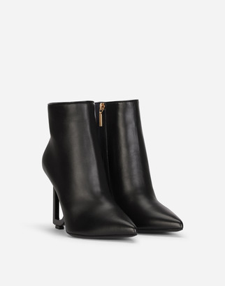 Dolce & Gabbana Nappa leather ankle boots with heel