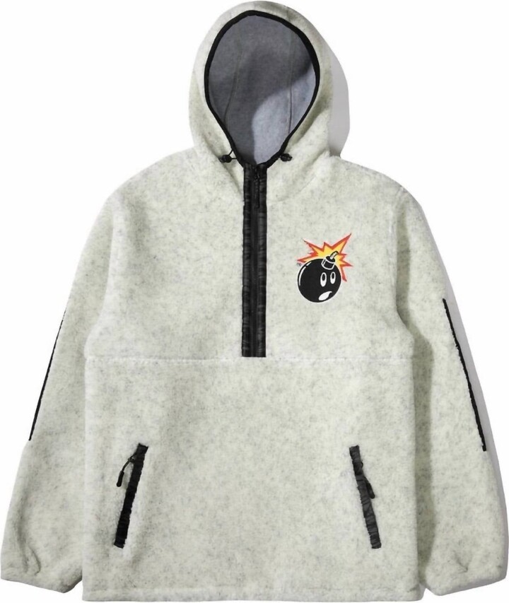 The Hundreds Men's Glen Pullover Hoodie In Off White