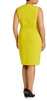 Thumbnail for your product : Calvin Klein Sleeveless Side-Ruched Dress