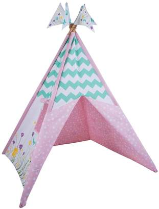 Pacific Play Tents 'Wildflowers' Cotton Canvas Teepee