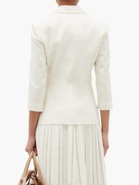 Thumbnail for your product : The Row Schoolboy Wool-blend Blazer - White