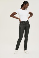 Thumbnail for your product : Long Tall Sally Coated Skinny Biker Jean