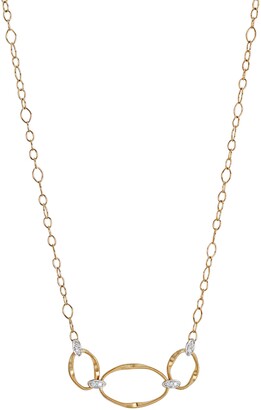 Marco Bicego Marrakech Onde 18K Yellow Gold & Diamond Half Collar Necklace  - ShopStyle