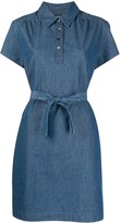 Thumbnail for your product : A.P.C. Tie-Waist Denim Dress