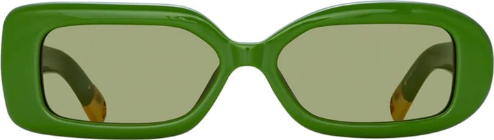 Jacquemus Rond Carre - Jade Green Sunglasses - ShopStyle