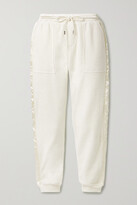 Thumbnail for your product : ATM Anthony Thomas Melillo Satin-trimmed French Cotton-terry Track Pants