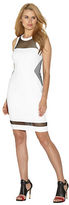 Thumbnail for your product : Laundry by Shelli Segal Crepe Mesh Dress
