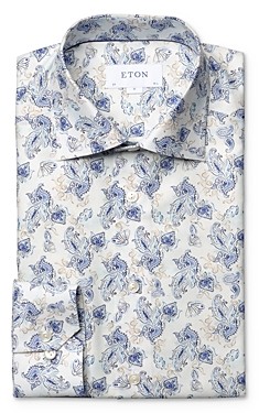 big and tall paisley dress shirt