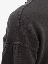 Thumbnail for your product : Lemaire Balloon-sleeve Merino-blend Cropped Cardigan - Black