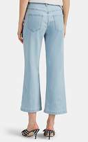 Thumbnail for your product : J Brand Women's Joan High-Rise Wide-Leg Crop Jeans - Blue