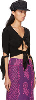 Thumbnail for your product : Anna Sui SSENSE Exclusive Black Archive Tie Long Sleeve T-Shirt