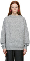 Thumbnail for your product : Acne Studios Grey Dramatic Mohair Crewneck Sweater
