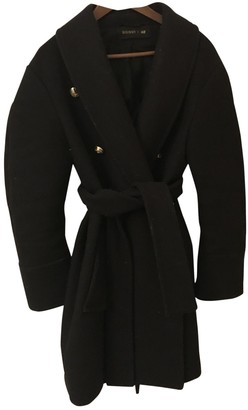 Balmain For H&m Black Wool Coat for Women