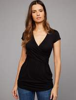 Thumbnail for your product : A Pea in the Pod Envie De Fraise Pull Over Bust Ruching Nursing Top