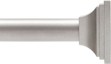 Kenney Twist & Fit Adjustable Straight Tension Shower Curtain Rod