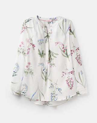 Joules CREAM BOTANICAL 204521 Printed Woven Blouse Size 12