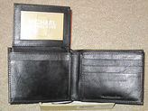 Thumbnail for your product : Michael Kors $40 Nwt Bifold Leather Wallet Black Brown W/Gift Box