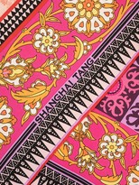 Thumbnail for your product : Shanghai Tang Mongolian horsemen-print silk scarf