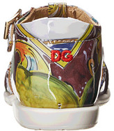 Thumbnail for your product : Dolce & Gabbana Kids Graphic Print T-Strap Sandal (Toddler)