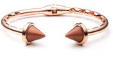 Thumbnail for your product : Eddie Borgo Rose Gold Plated Sandstone Inlaid Bi-Cone Hinged Cuff