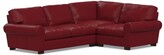 Thumbnail for your product : Pottery Barn Turner Roll Arm Leather 3-Piece Sectional