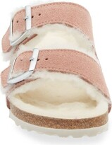 Thumbnail for your product : Birkenstock Arizona Genuine Shearling Lined Slide Sandal