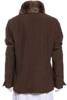 Thumbnail for your product : Loro Piana Chinchilla-Trimmed Long Sleeve Jacket