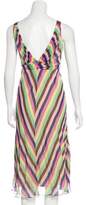 Thumbnail for your product : Tibi Silk Striped Dress