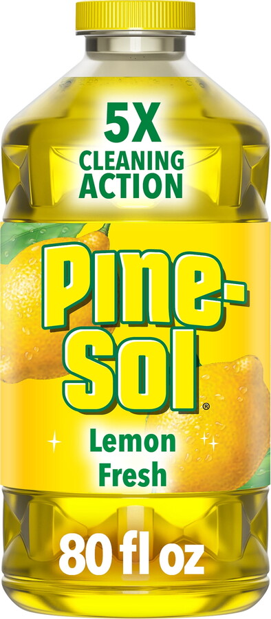 Pine-Sol Multi-Surface Cleaner, Lemon Fresh, 80 Fluid Ounces