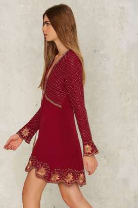 Nasty Gal Collection Beading is Fundamental Mini Dress