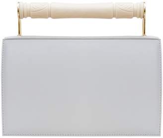AEVHA London - Helve Clutch in Dove with Resin Handle