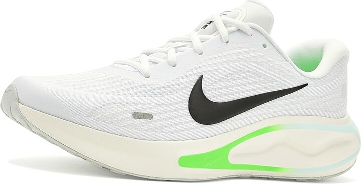 Nike Journey Run Men's Shoes White/Black/Green Strike/Glacier Blue : 14 D - Medium Synthetic