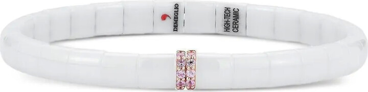 Roberto Demeglio 18K yellow gold sapphire stretch bracelet