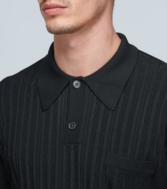 Lemaire Jacquard knitted polo shirt