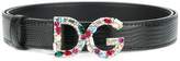 Dolce & Gabbana ceinture à boucle logo strassée