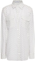 Thumbnail for your product : Equipment Polka-dot Cotton And Silk-blend Shirt