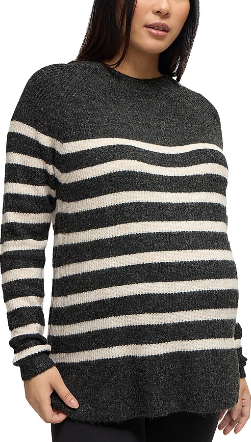 Ingrid & Isabel Maternity Raglan Stripe Sweater