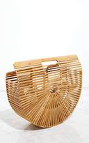 Thumbnail for your product : PrettyLittleThing Tan Large Wooden Structured Clutch Bag