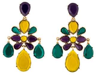 Oscar de la Renta Crystal Drop Earrings gold Crystal Drop Earrings