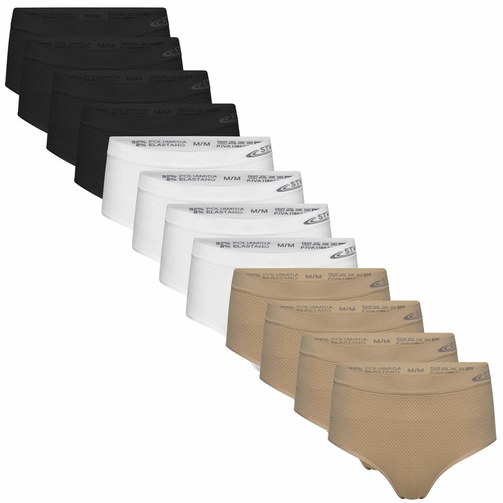 Voenxeseamless Briefs Womens Multipack Seamless Hipster Underpants Women Without