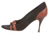 Thumbnail for your product : Hollywood Trading Company Canvas Peep-Toe Pumps