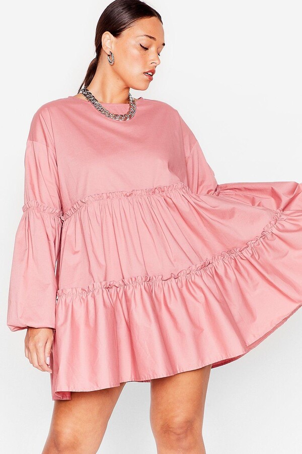 Mini smock dress womens Clearance