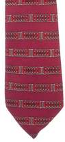 Thumbnail for your product : Hermes Chain-Link Belt Print Silk Tie