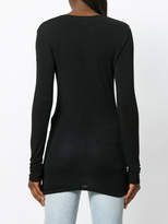 Thumbnail for your product : Laneus fitted knitted top